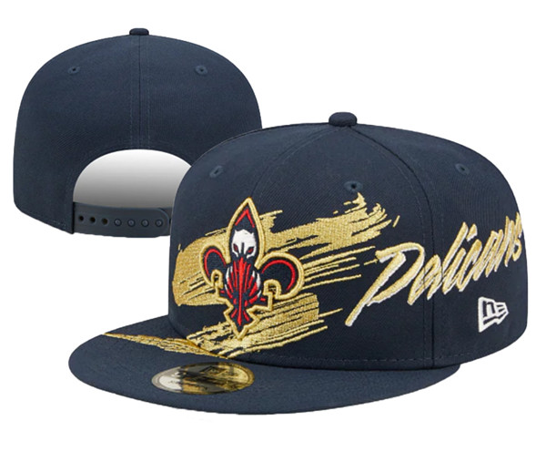 New Orleans Pelicans Stitched Snapback Hats 008